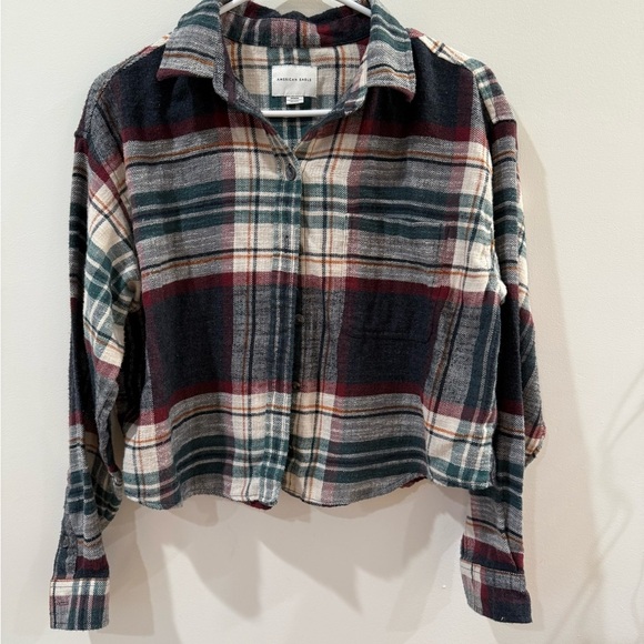 American Eagle Outfitters Tops - AE Cropped Flannel